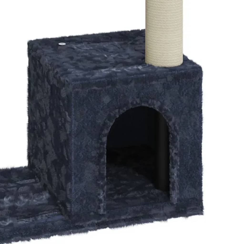 Kattenmeubel Met Sisal Krabpalen Donker Grijs