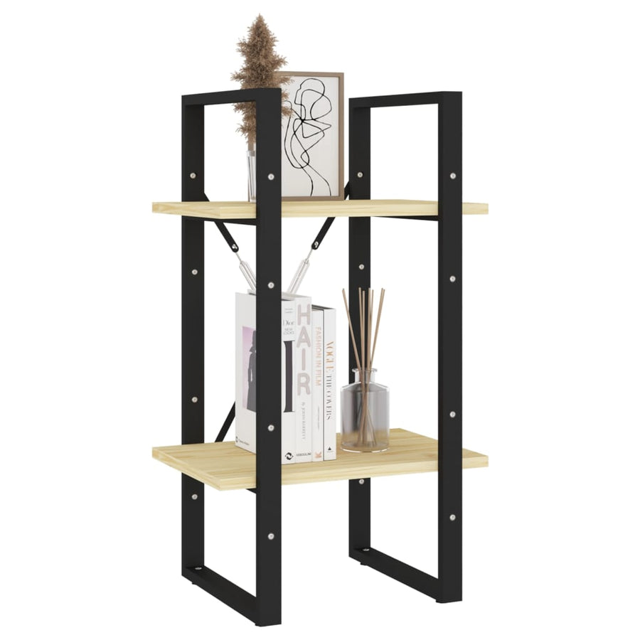 Boekenkast Met 2 Schappen Massief Grenen Naturel 40 x 30 x 70 cm Hout
