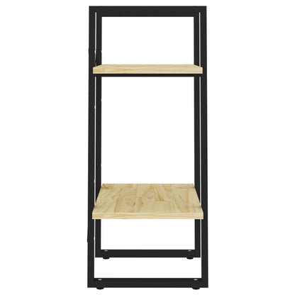 Boekenkast Met 2 Schappen Massief Grenen Naturel 40 x 30 x 70 cm Hout