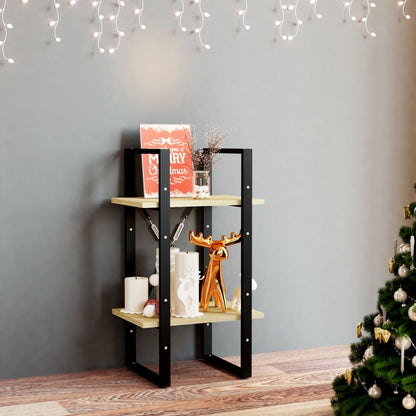 Boekenkast Met 2 Schappen Massief Grenen Naturel 40 x 30 x 70 cm Hout
