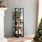 Boekenkast massief grenenhout 40x30x140 cm