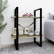 Boekenkast 60x30x70 cm bewerkt hout sonoma eiken