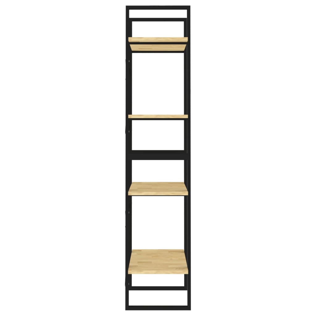 Boekenkast Met 4 Schappen Massief Grenen Naturel 60 x 30 x 140 cm Hout