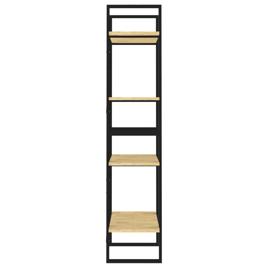 Boekenkast Met 4 Schappen Massief Grenen Naturel 60 x 30 x 140 cm Hout