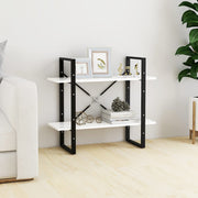 Boekenkast 80x30x70 cm spaanplaat wit