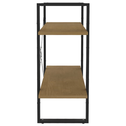 Boekenkast Met 2 Schappen Massief Grenen Natuurlijk Grenenhout 80 x 30 x 70 cm