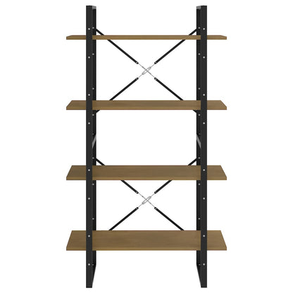 Boekenkast Met 4 Schappen Massief Grenen Natuurlijk Grenenhout 80 x 30 x 140 cm
