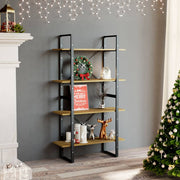 Boekenkast massief grenenhout 80x30x140 cm