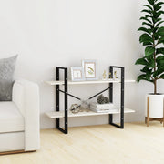 Boekenkast 100x30x70 cm massief grenenhout wit