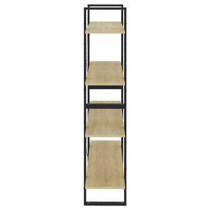 Boekenkast Met 4 Schappen Spaanplaat Sonoma Eiken 100 x 30 x 140 cm Bewerkt hout