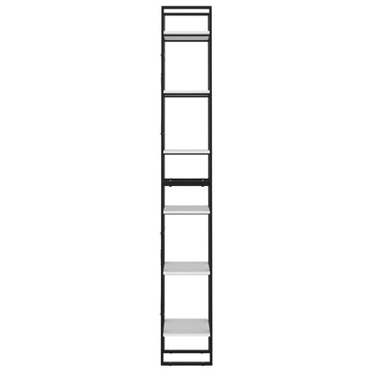 Boekenkast Met 6 Schappen Wit 40 x 30 x 210 cm Bewerkt hout