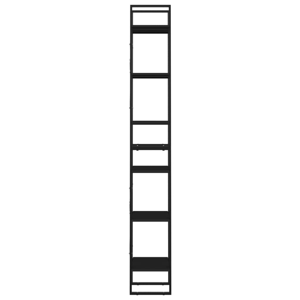 Boekenkast Met 6 Schappen 40X30X Zwart 210 cm