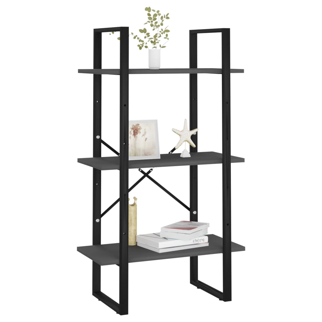 Opbergrek 60X30X105 Cm Spaanplaat Grijs
