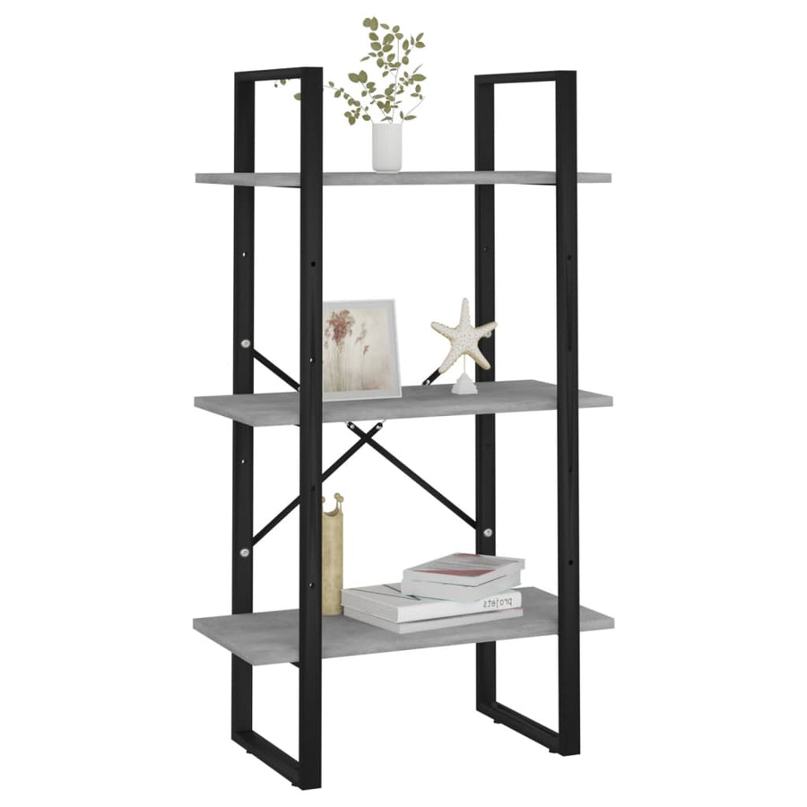 Opbergrek 60X30X105 Cm Spaanplaat Betongrijs