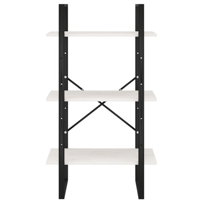 Opbergrek 60X30X105 Cm Massief Grenenhout Wit