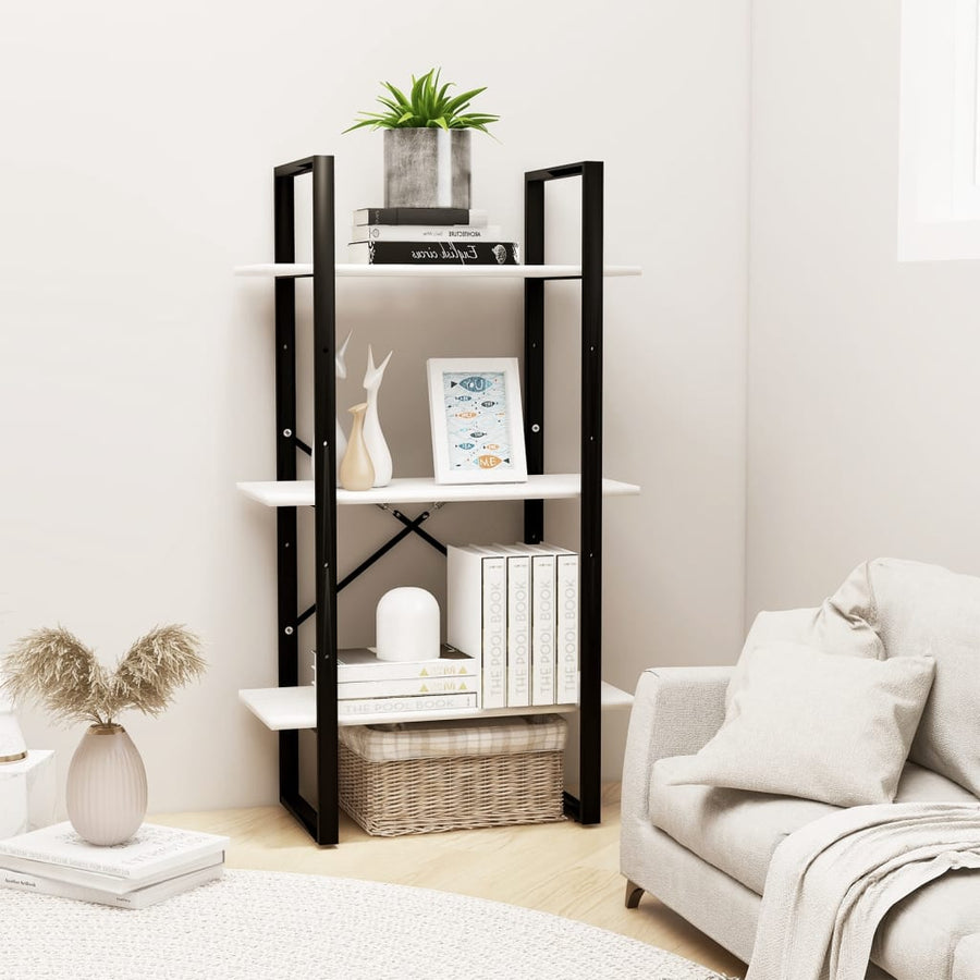 Opbergrek 60X30X105 Cm Massief Grenenhout Wit