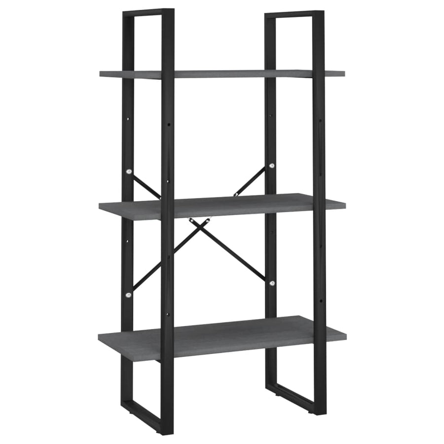 Opbergrek 60X30X105 Cm Massief Grenenhout Grijs