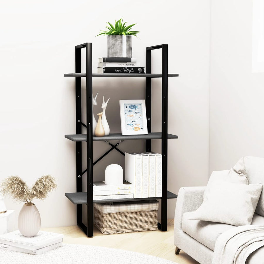 Opbergrek 60X30X105 Cm Massief Grenenhout Grijs