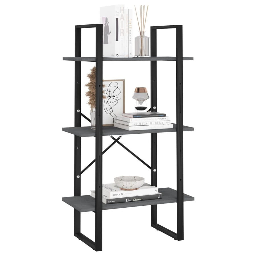 Opbergrek 60X30X105 Cm Massief Grenenhout Grijs