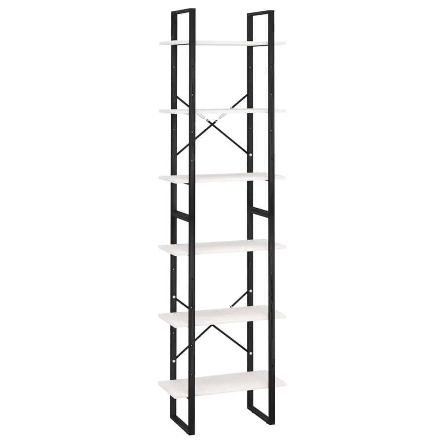 Opbergrek 60X30X210 Cm Massief Grenenhout Wit