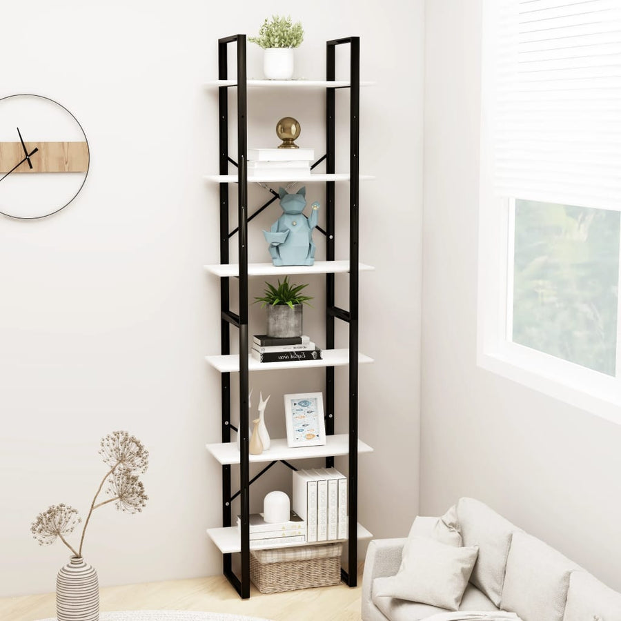 Opbergrek 60X30X210 Cm Massief Grenenhout Wit