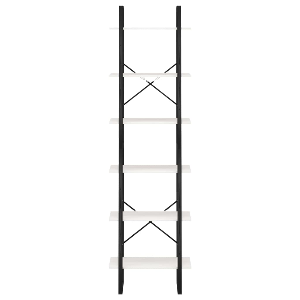 Opbergrek 60X30X210 Cm Massief Grenenhout Wit