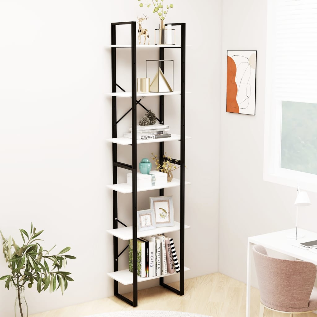 Opbergrek 60X30X210 Cm Massief Grenenhout Wit