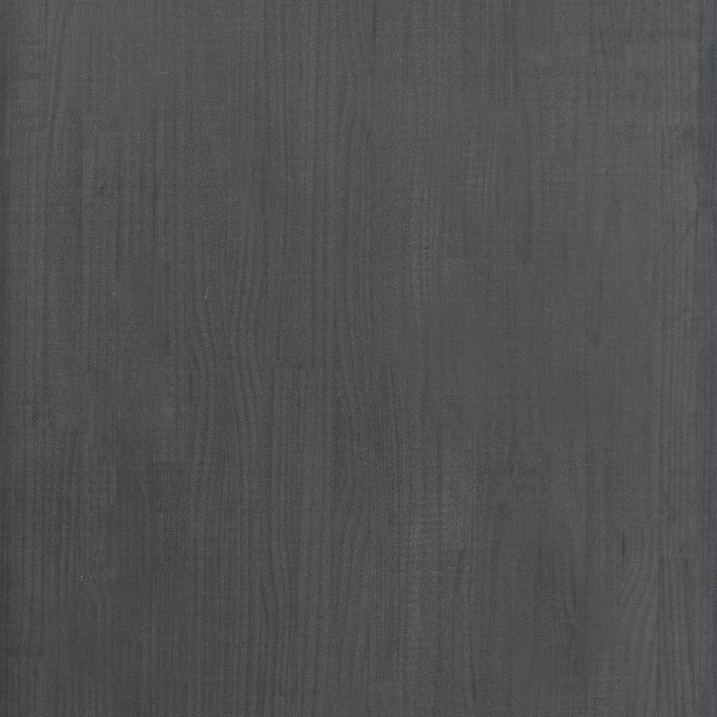 Opbergrek 60X30X210 Cm Massief Grenenhout Grijs