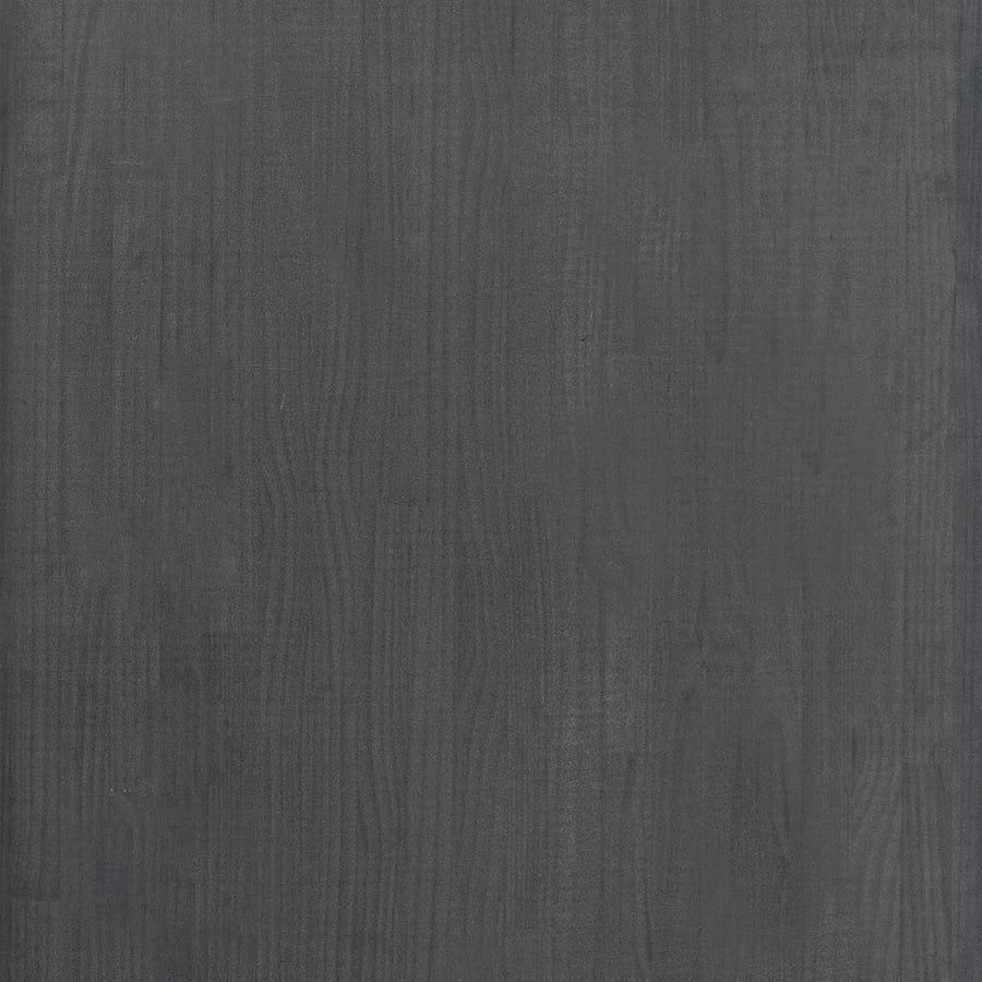 Opbergrek 60X30X210 Cm Massief Grenenhout Grijs