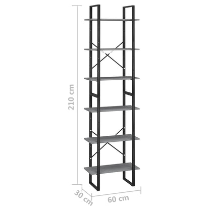 Opbergrek 60X30X210 Cm Massief Grenenhout Grijs