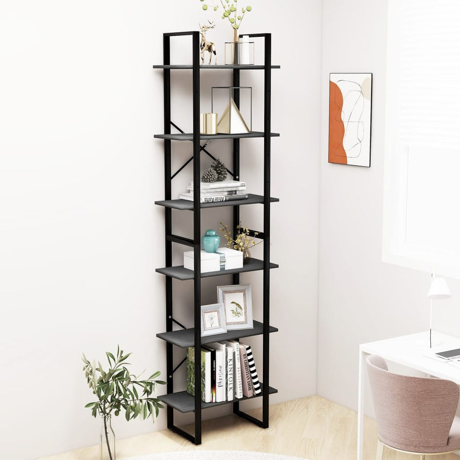 Opbergrek 60X30X210 Cm Massief Grenenhout Grijs