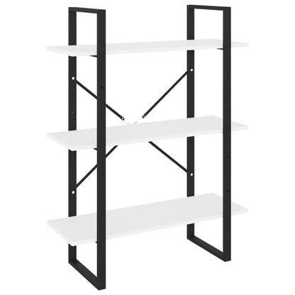 Boekenkast Wit 80 x 30 x 105 cm Bewerkt hout