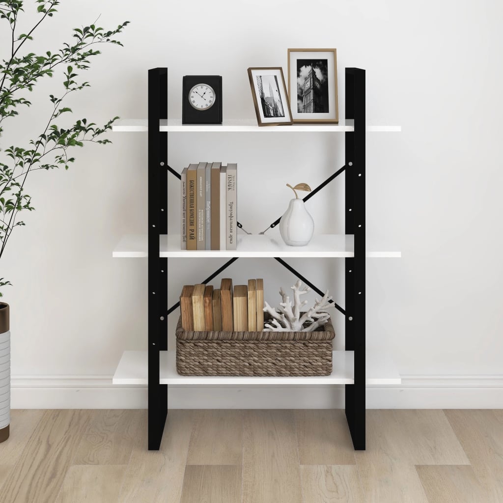 Boekenkast Wit 80 x 30 x 105 cm Bewerkt hout