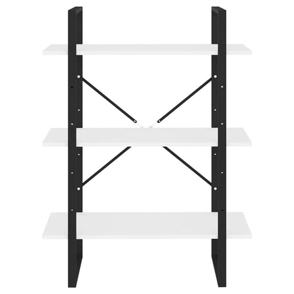 Boekenkast Wit 80 x 30 x 105 cm Bewerkt hout