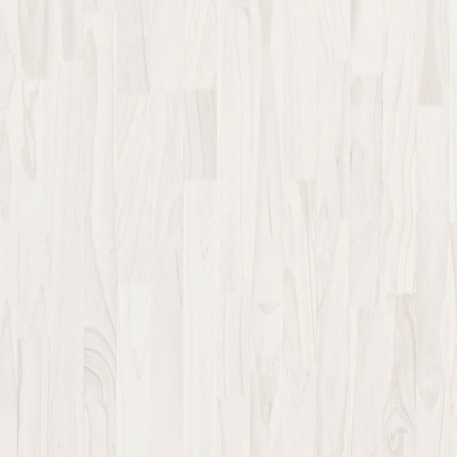 Boekenkast met 3 schappen 80x30x105 cm massief grenenhout wit 80 x 30 x 105 cm Hout