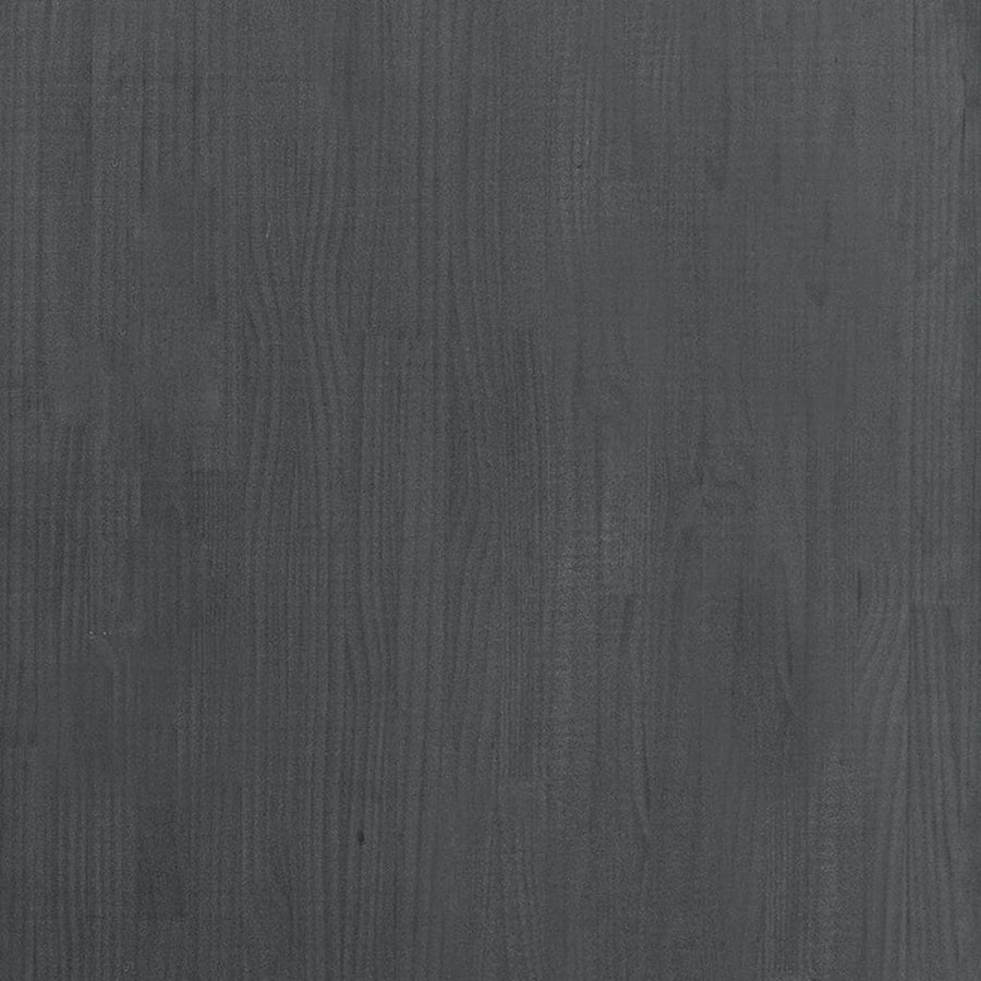 Boekenkast met 3 schappen 80x30x105 cm massief grenenhout grijs 80 x 30 x 105 cm Hout
