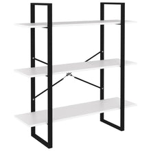 Boekenkast Wit 100 x 30 x 105 cm Bewerkt hout