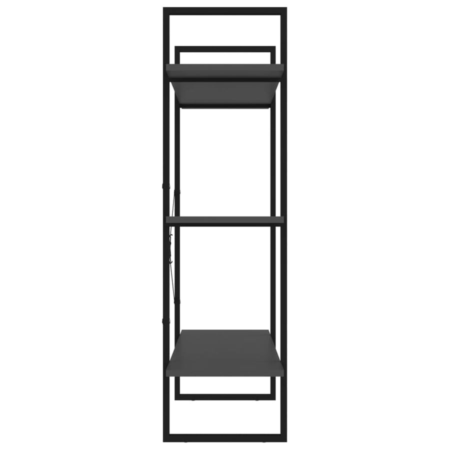 Boekenkast 100x30x105 cm spaanplaat grijs 100 x 30 x 105 cm Bewerkt hout
