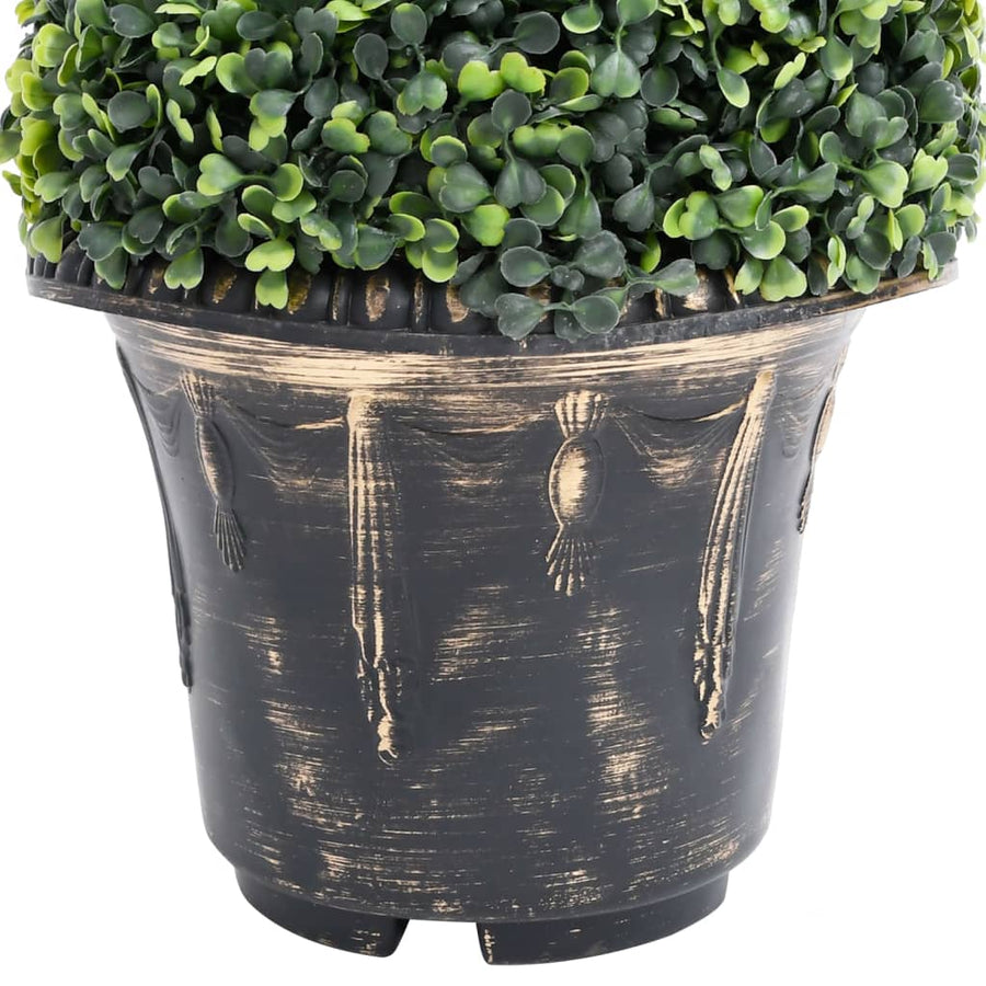 Kunstplant Met Pot Buxus Spiraal 00 Cm Groen 29.5 x 100 cm
