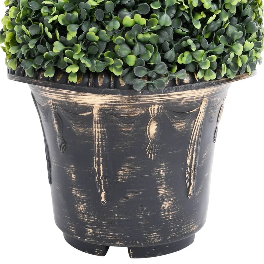 Kunstplant Met Pot Buxus Spiraal 89 Cm Groen 29 x 89 cm