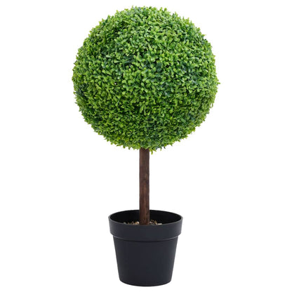 Kunstplant Met Pot Buxus Bolvorming 71 Cm Groen 19 x 71 cm