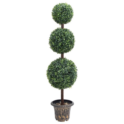 Kunstplant Met Pot Buxus Bolvorming 118 Cm Groen 22.5 x 118 cm
