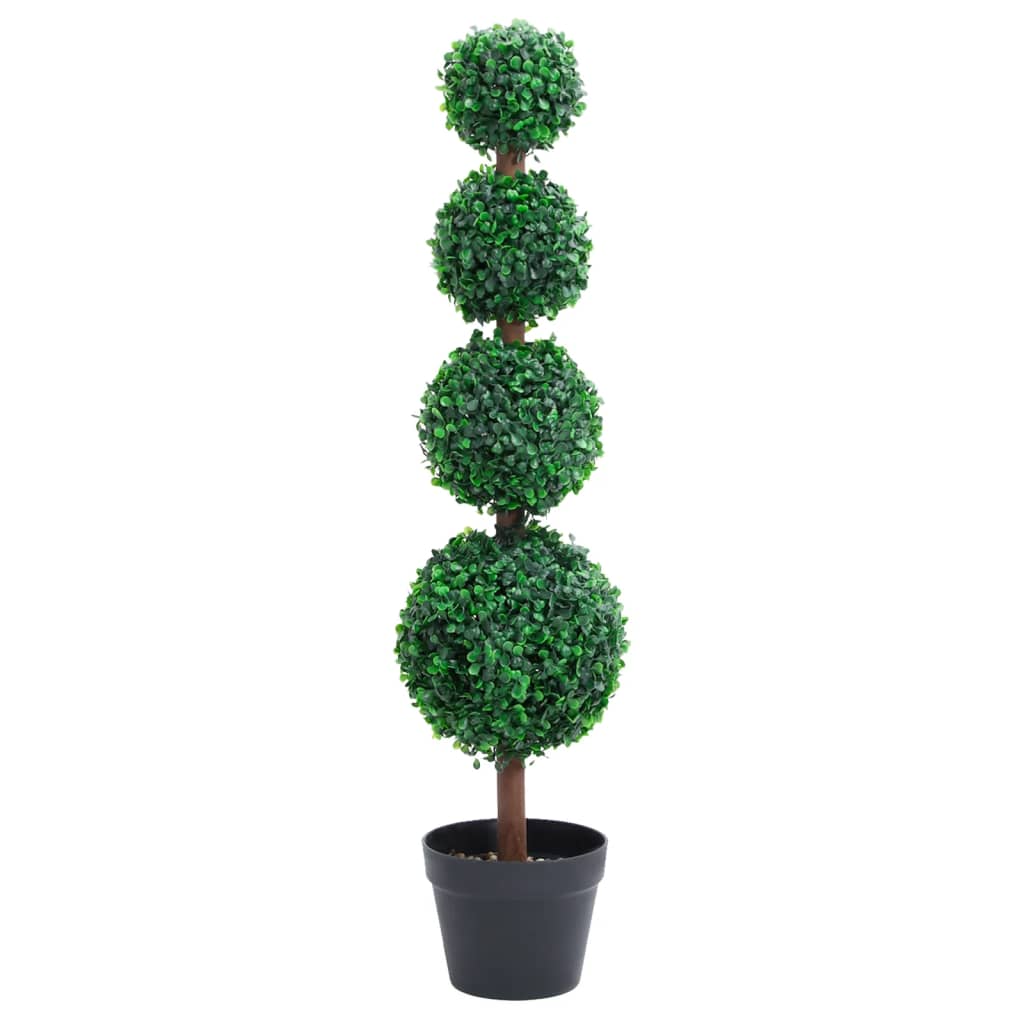 Kunstplant Met Pot Buxus Bolvorming 90 Cm Groen 17.5 x 90 cm