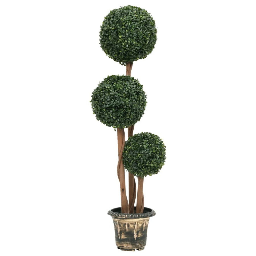 Kunstplant Met Pot Buxus Bolvorming 119 Cm Groen 25 x 119 cm