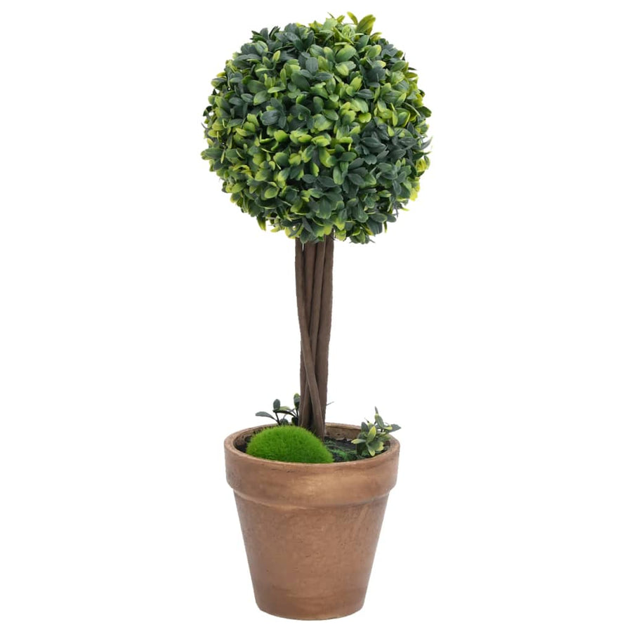 Kunstplanten Met Pot Buxus Bolvorming 33 Cm Groen 10 x 33 cm