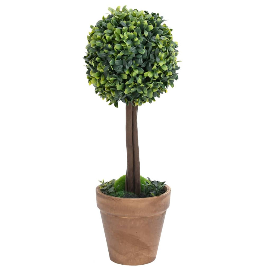 Kunstplanten Met Pot Buxus Bolvorming 33 Cm Groen 10 x 33 cm
