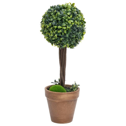 Kunstplanten Met Pot Buxus Bolvorming 41 Cm Groen 11.5 x 41 cm