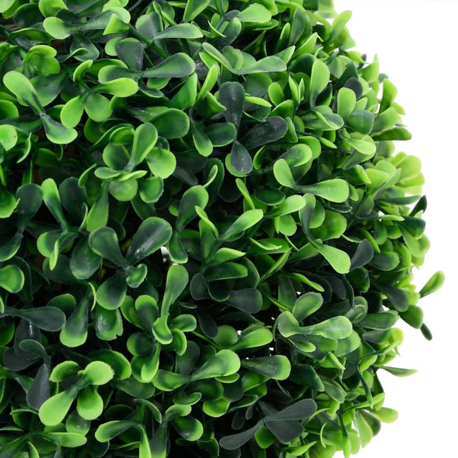 Kunstplanten Met Pot 2 St Buxus Bolvorming 27 Cm Groen 19 x 27 cm