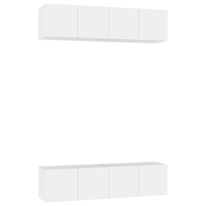 Tv-Meubelen 60X30X30 Cm Bewerkt Hout 60 cm Wit