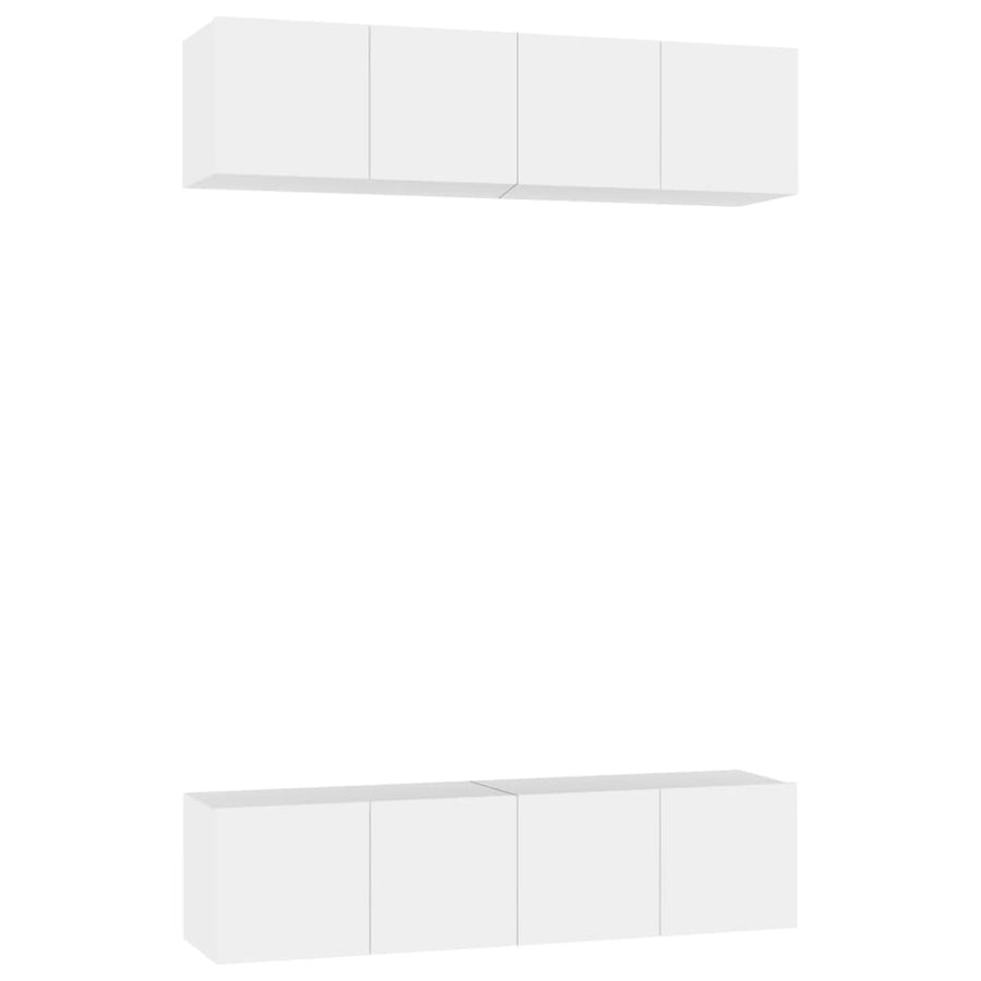 Tv-Meubelen 60X30X30 Cm Bewerkt Hout 60 cm Wit